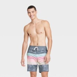 NWT - Goodfellow & Co‎ - 8.5" Overlay Island Board Shorts